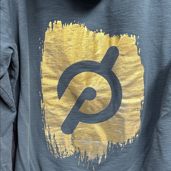 Peloton Teal Green Zip-Up Hoodie - Picture 5 of 7